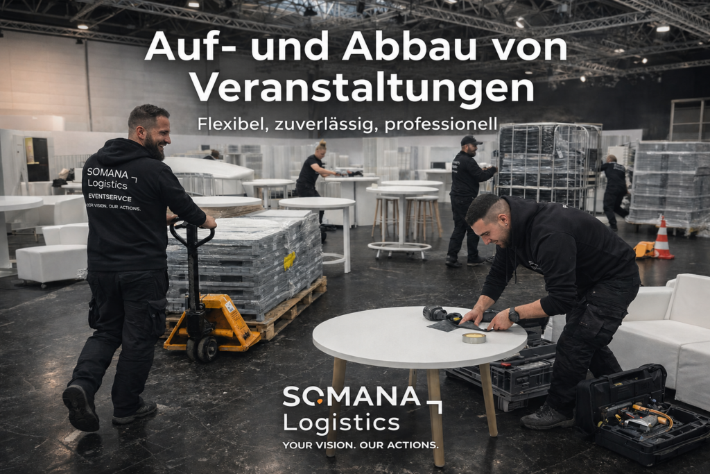Auf- und Abbau von Veranstaltungen